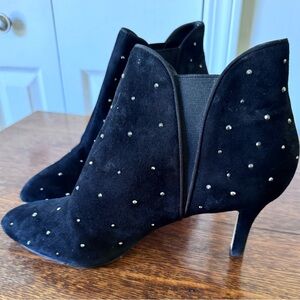 WHBM Laila Studded Suede Bootie - White House Black Market